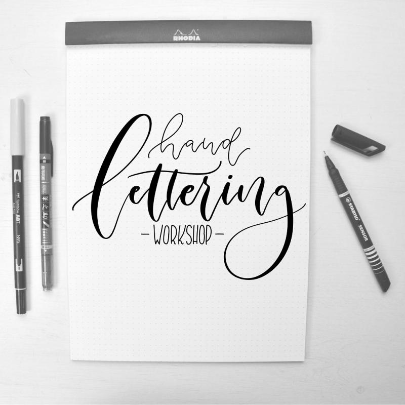 Hand- und Brushlettering Workshop