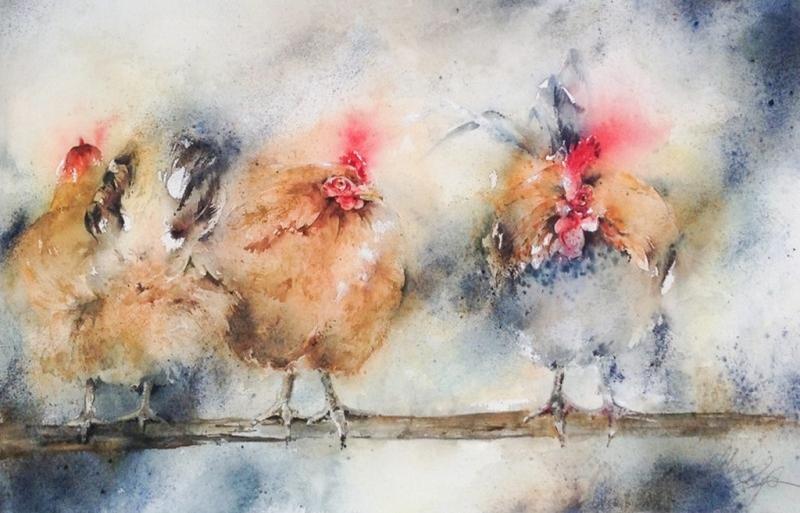Federvieh – Huhn, Henne und Hahn