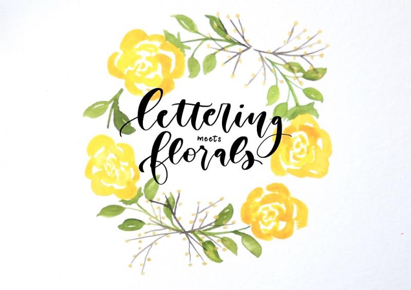 Floral Lettering