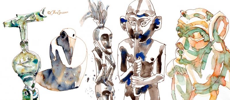 Urban Sketching Indoor